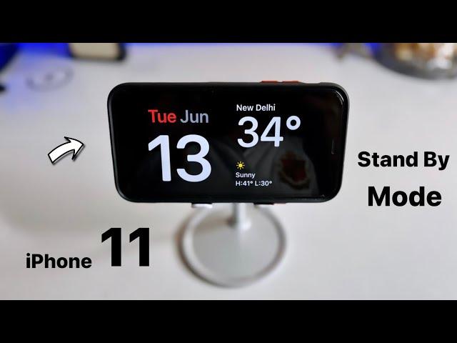 Get IOS 17 Stand By feature on iPhone 11 - Now