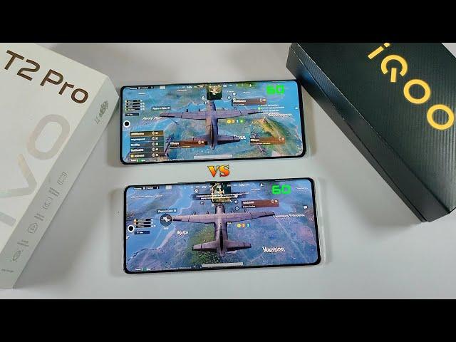 iQoo Z7 Pro Vs Vivo T2 Pro Pubg Test 2024 | Which Buy In 2024 For Gaming  |  GAMING REVIEW HINDI |