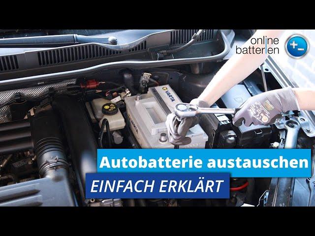 Autobatterie wechseln | Tutorial | Anleitung