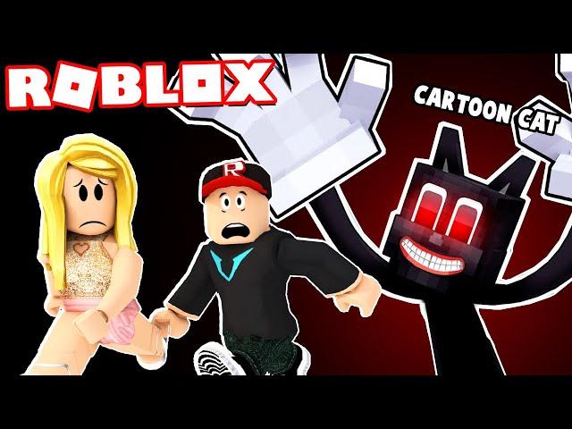 SPĘDZILIŚMY Całą Noc Z CARTOON CAT w Roblox!  | Vito i Bella