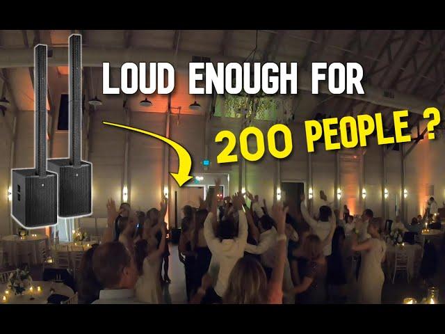 DJ Gig Log -  Using @LDSystemsVideos Maui 44 G2 for 200 people (Board and Batten wedding venue)