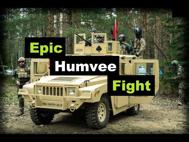 Borderwar 11 // FIGHTING with an HUMVEE // German Milsim Airsoft