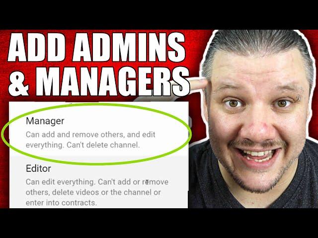 How To Add Admin Manager To A YouTube Channel [NEW METHOD]