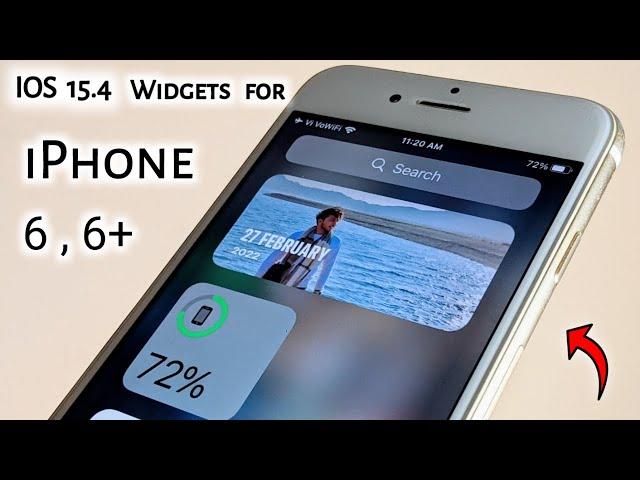 How to update iPhone 6 on ios 15 || Ios 15 widgets for iPhone 6, 6+