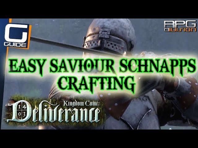 KINGDOM COME DELIVERANCE - Easy Saviour Schnapps Crafting Guide (Save Game Potion)