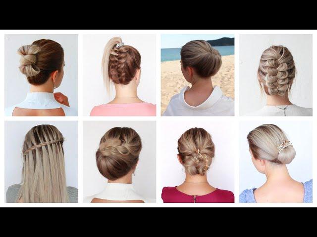   EASY UPDOs for SHORT TO MEDIUM HAIR  How to: Easy Updo TUTORIAL by Another Braid