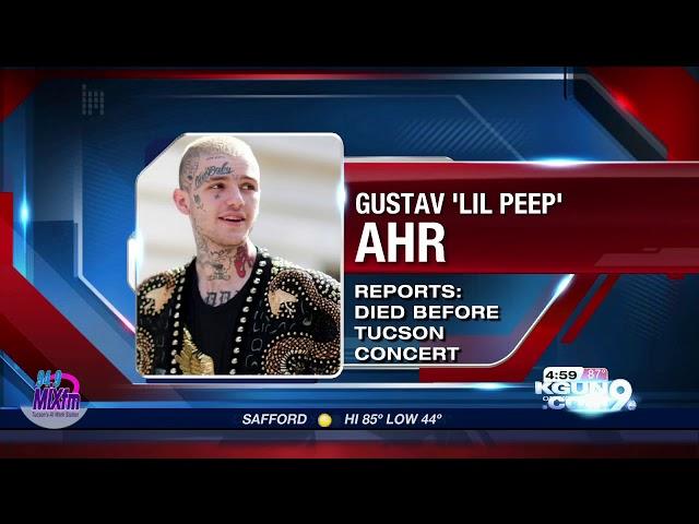 Lil Peep dies from probable Xanax overdose