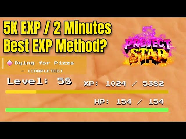 [ Project Star ] 5K EXP / 2 Minutes! Best EXP Farming Method!? ( Level 40+ )