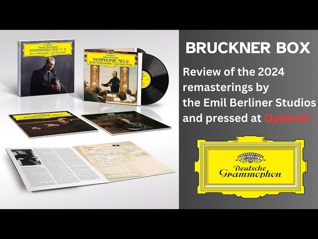 REVIEW of Deutsche Grammophon's new Bruckner vinyl box set [2024]