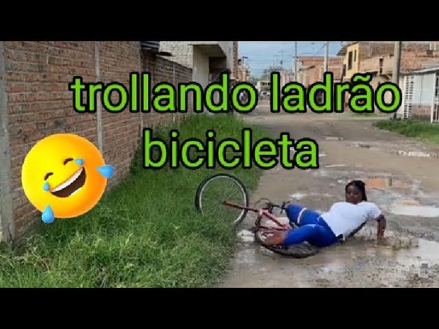 Os melhores vídeos engraçados trollando ladrão de bicicleta - Os melhores memes da internet 