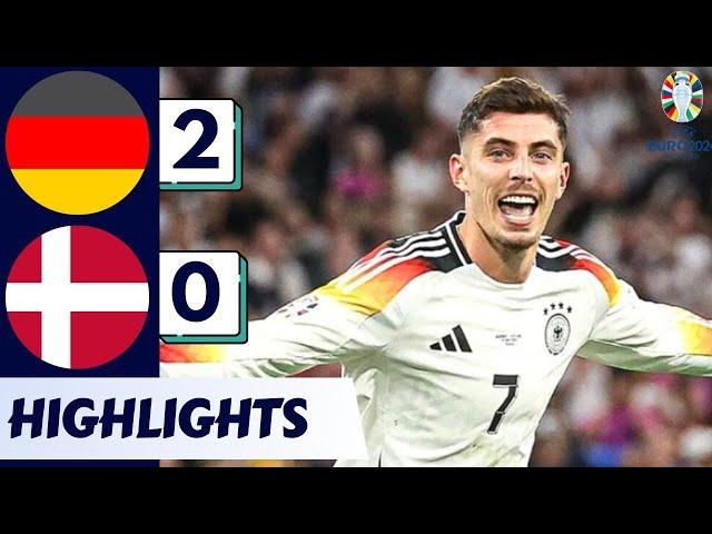 Германия обыграла Данию на Евро! Германия Дания Обзор Голы Germany Denmark Highligths All goals