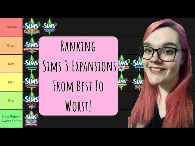 Ranking ALL the Sims 3 expansions from best to worst!