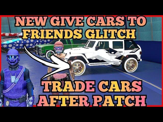 NEW GIVE CARS TO FRIENDS GLITCH GTA5 AFTER PATCH FACILITY GCTF GTA V  NEW OTR