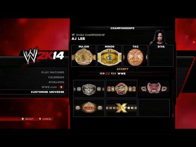 WWE 2K14: Universe Mode Walkthrough With New Features! (Rivalry Manager, NXT Championship & More!)