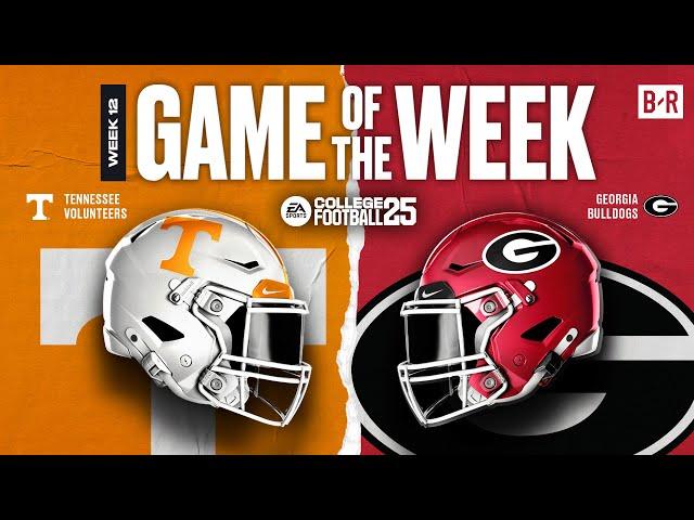 SIMMING TENNESSEE-GEORGIA | EA CFB 25 GAME OF THE WEEK 