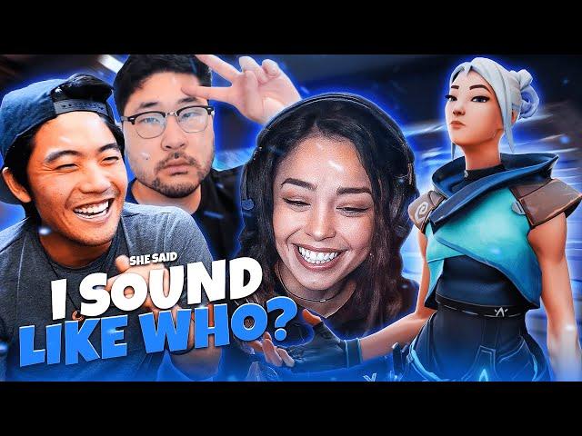 SHE SAID I SOUND LIKE WHO? (Ft Valkyrae, PeterParkTV and Ryan Higa)