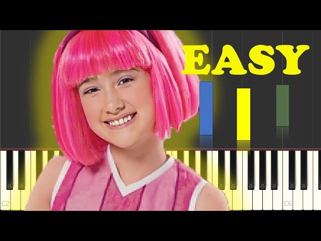 How To Play Lazy Town Always A Way On Piano EASY