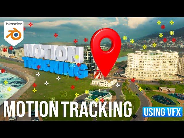 Blender Motion Tracking Step By Step | Add 3D elements to your Footage In Blender 4.1