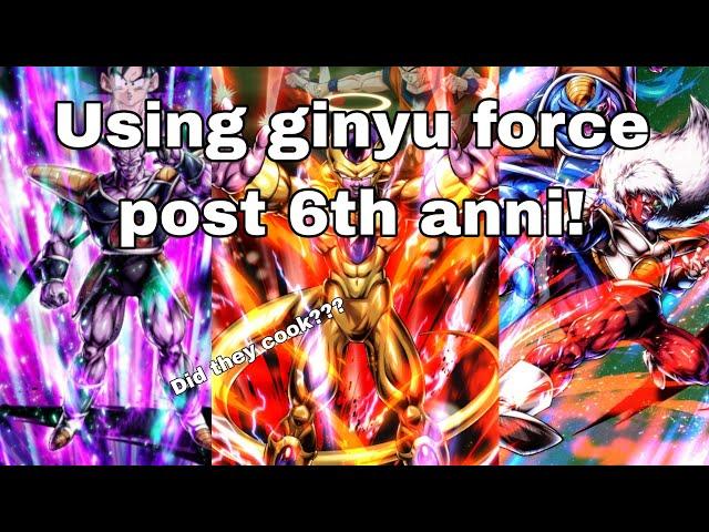 Using ginyu force for the first time,they pleasantly suprised me!!!