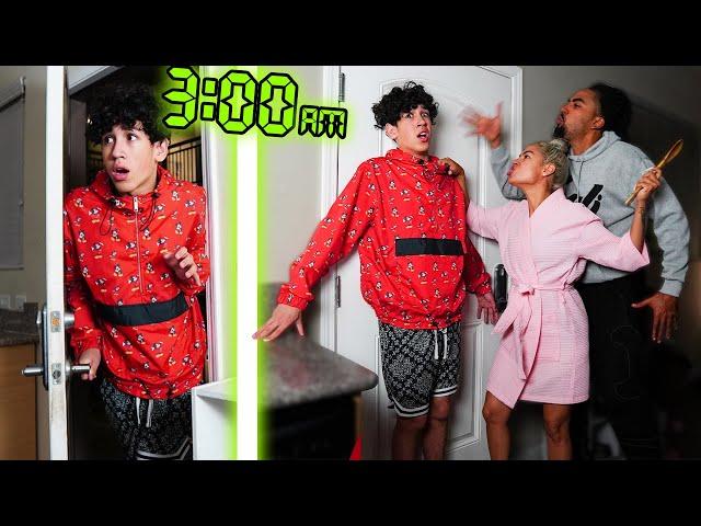 *CAUGHT* SNEAKING IN AT 3:00am BY MY PARENTS!! HOW DID I SURVIVE?!  | The Family Project