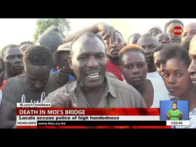 Merry makers die while fleeing from police in Moi's Bridge