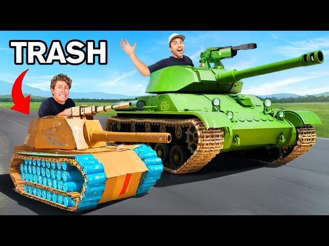 Build a Tank With Trash, Win $1,000! (ft. Mark Rober)