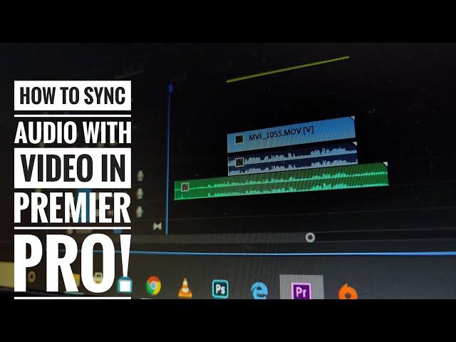 How to auto sync audio with video in premiere pro