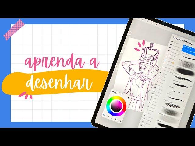 AULA 1: COMO DESENHAR (o jeito mais FÁCIL de aprender!) | curso de ilustração digital gratuito