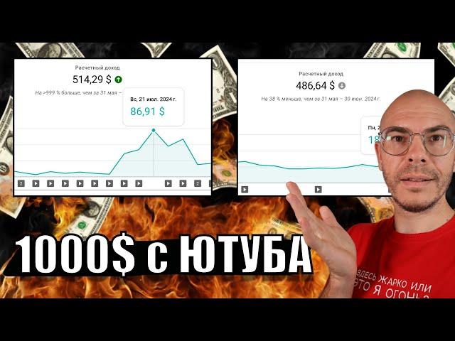 Заработал 1000 баксов, делая ВИДЕО на РУССКОМ языке