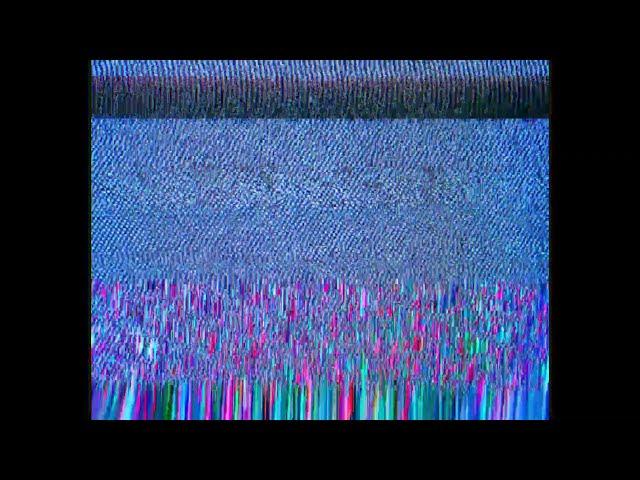 VCR VHS Static Glitches (FLASHING LIGHT WARNING) 4:3 Real Analog Cassette Tape Home Video Footage