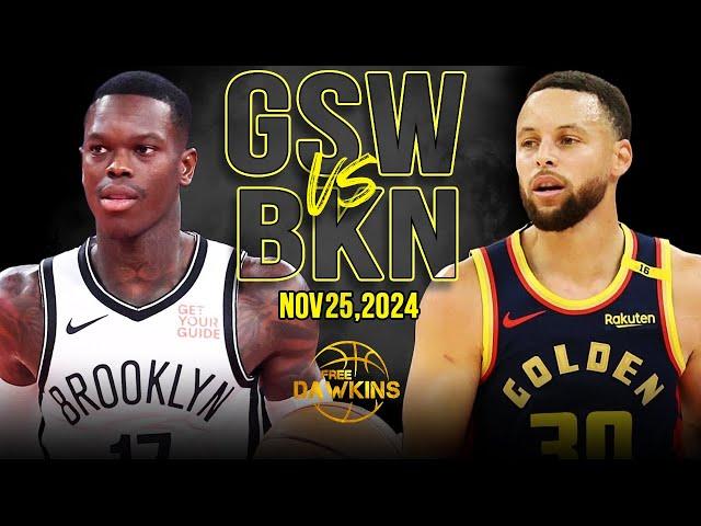 Golden State Warriors vs Brooklyn Nets Full Game Highlights | Nov 25, 2024 | FreeDawkins