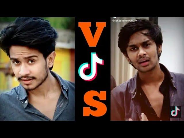 I akash chowdhary Vs Ansh pandit || Attitude shayari tik tok battle