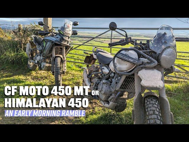 An Early Morning Ramble - CF Moto 450 MT or Himalayan 450?