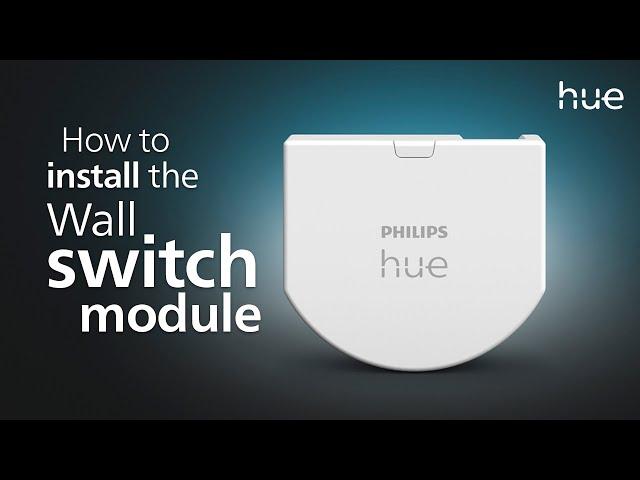 How to install the Philips Hue wall switch module