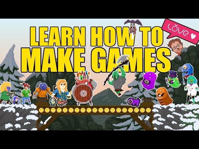 HOW TO MAKE GAMES - BEGINNER'S GUIDE (Using Love2D & Lua)