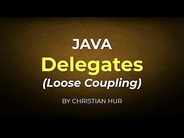 How Delegates Work in Java