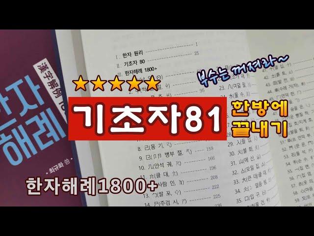 기초자81 한방에 끝내기