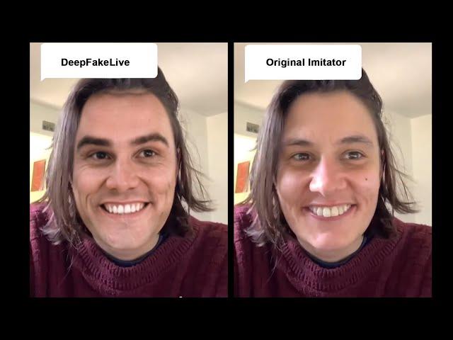 JimCarrey Imitator + DeepFakeLive