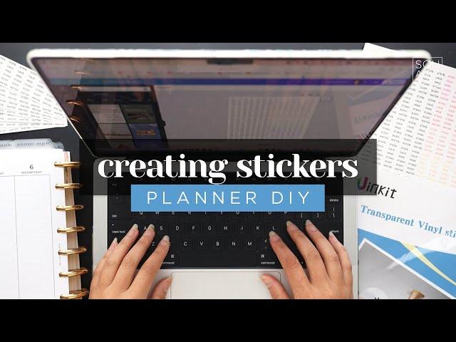 CREATING LIST STICKERS IN CANVA! How to Make Printable Stickers for Your Planner or Journal