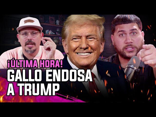 GALLO ENDOSA A TRUMP