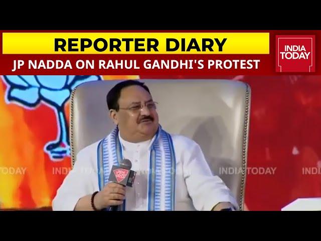 BJP President JP Nadda Calls Congress Leader Rahul Gandhi's Protest Symbolic | India Today Conclave