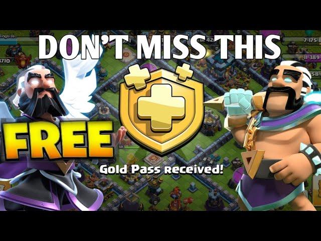 FREE GOLD PASS | TUTORIAL HOW TO SOLVE THE PROBLEM OF PLAY PASS | CLAS OF CLANS