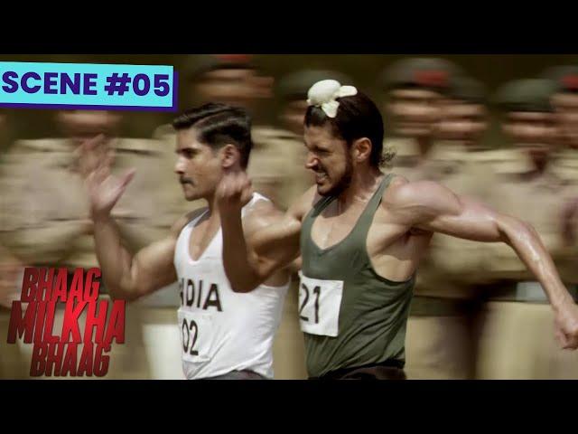 ज़िन्दगी की पहली रेस में सबको दीवाना बना दिया Milkha Singh ने! | Bhaag Milkha Bhaag | Farhan Akhtar