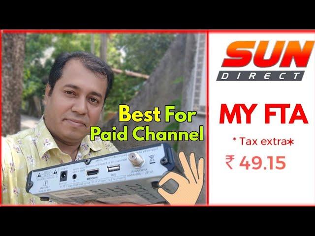 Best Set Top Box / SUN DIRECT MY FTA Pack All Language channel free. Add Pay channel without NCF.