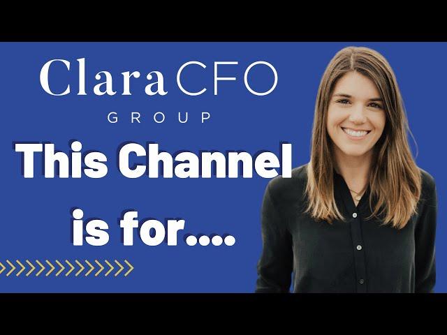 Welcome to the Clara CFO Group Channel with Hannah Smolinski, CPA #claracfogroup #smallbusinesscfo