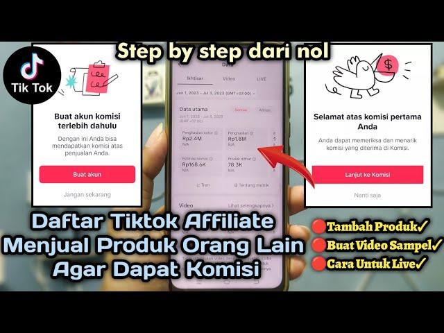 cara daftar tiktok affiliate lengkap buat pemula