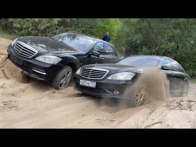 Лухари OFFROAD по пляжу на бизнес-классе. Mercedes-Benz против BMW