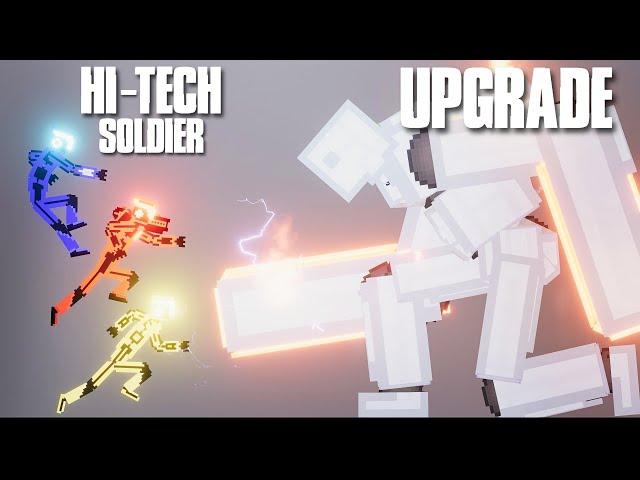 HI-TECH SOLDIERS vs Upgraded Android [People Playground 1.27 ?]