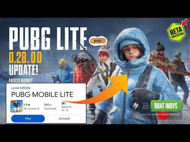 Dynamo On Pubg Lite | Official News 2025 | Pubg Lite New Update 0.28.0 | Pubg Lite Unban News Today