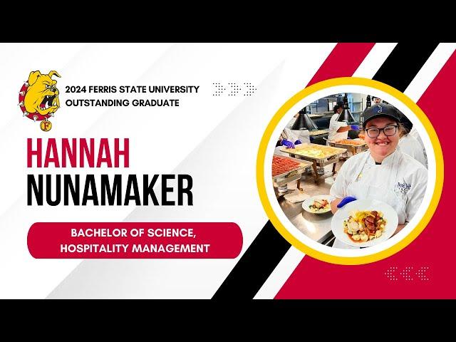 Fall 2024 Outstanding Graduate: Hannah Nunamaker